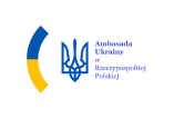 Logotyp partnera Ambasada Ukrainy w Rzeczypospolitej Polskiej